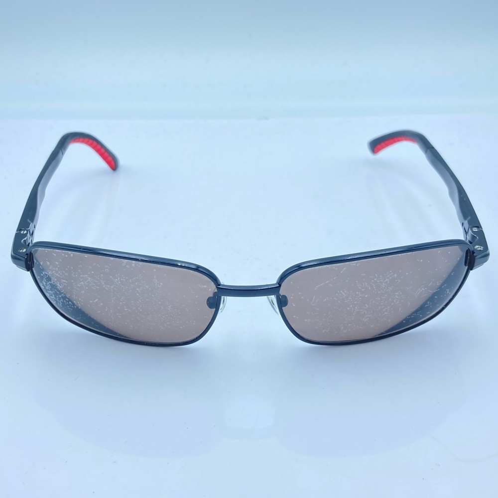 Vintage Octo Black Rectangular Sunglasses Frames